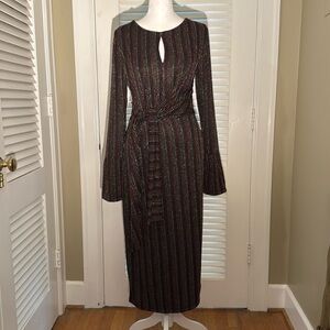 French Connection stretchy sparkly dress